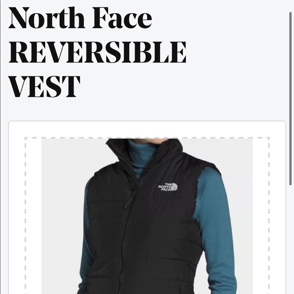 North face vest